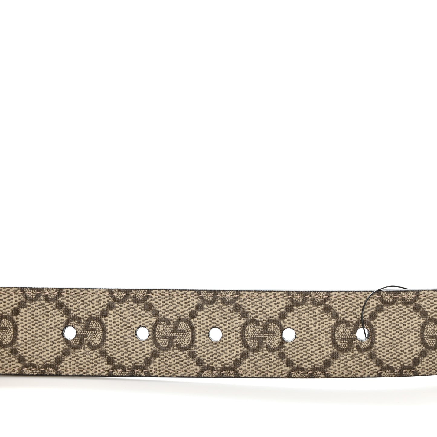 GG Supreme Monogram Dollar Calfskin Bamboo 30mm Belt 90 36 Beige Ebony Fuxia Fluo