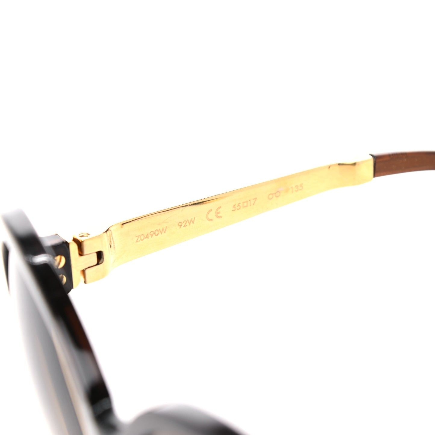 Petit Soupcon Rond Sunglasses Z0490W Brown Glitter