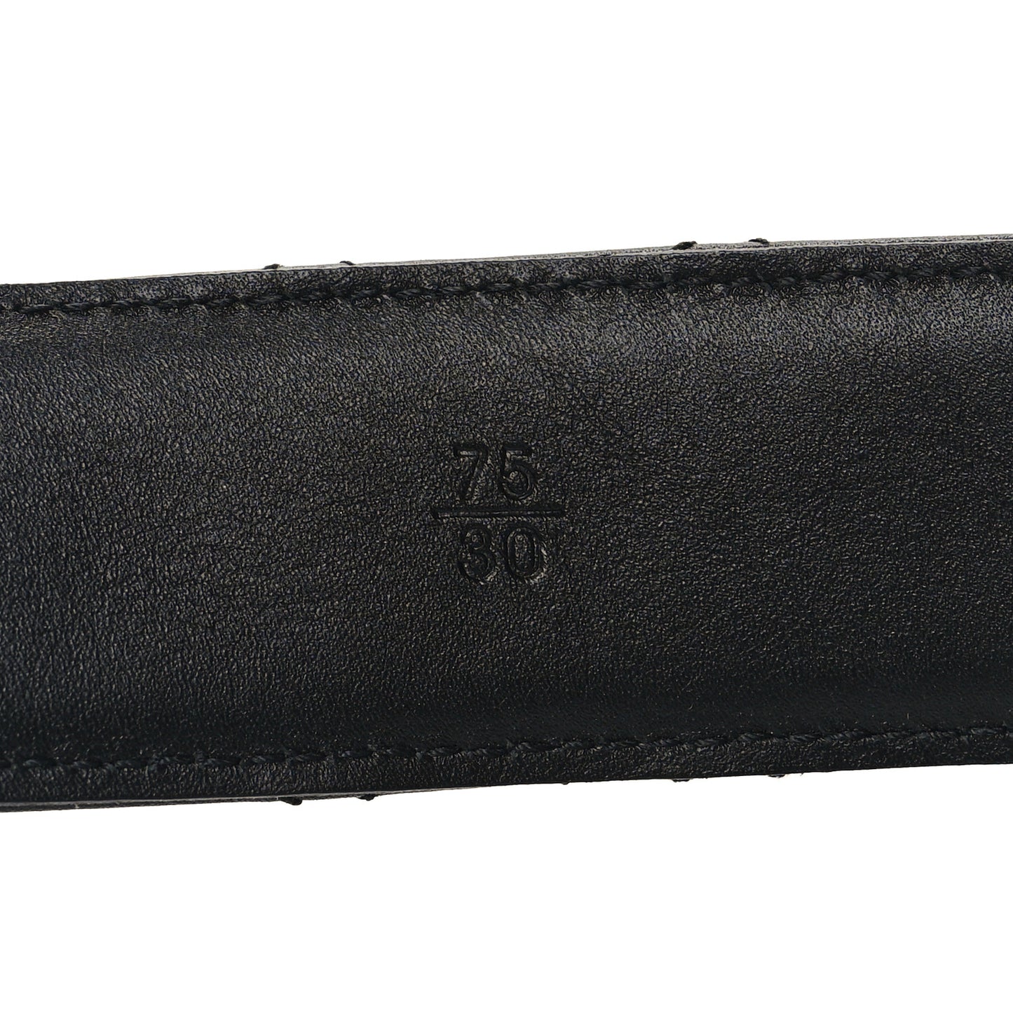 Lambskin Quilted CC Chain Belt 75/30 Black