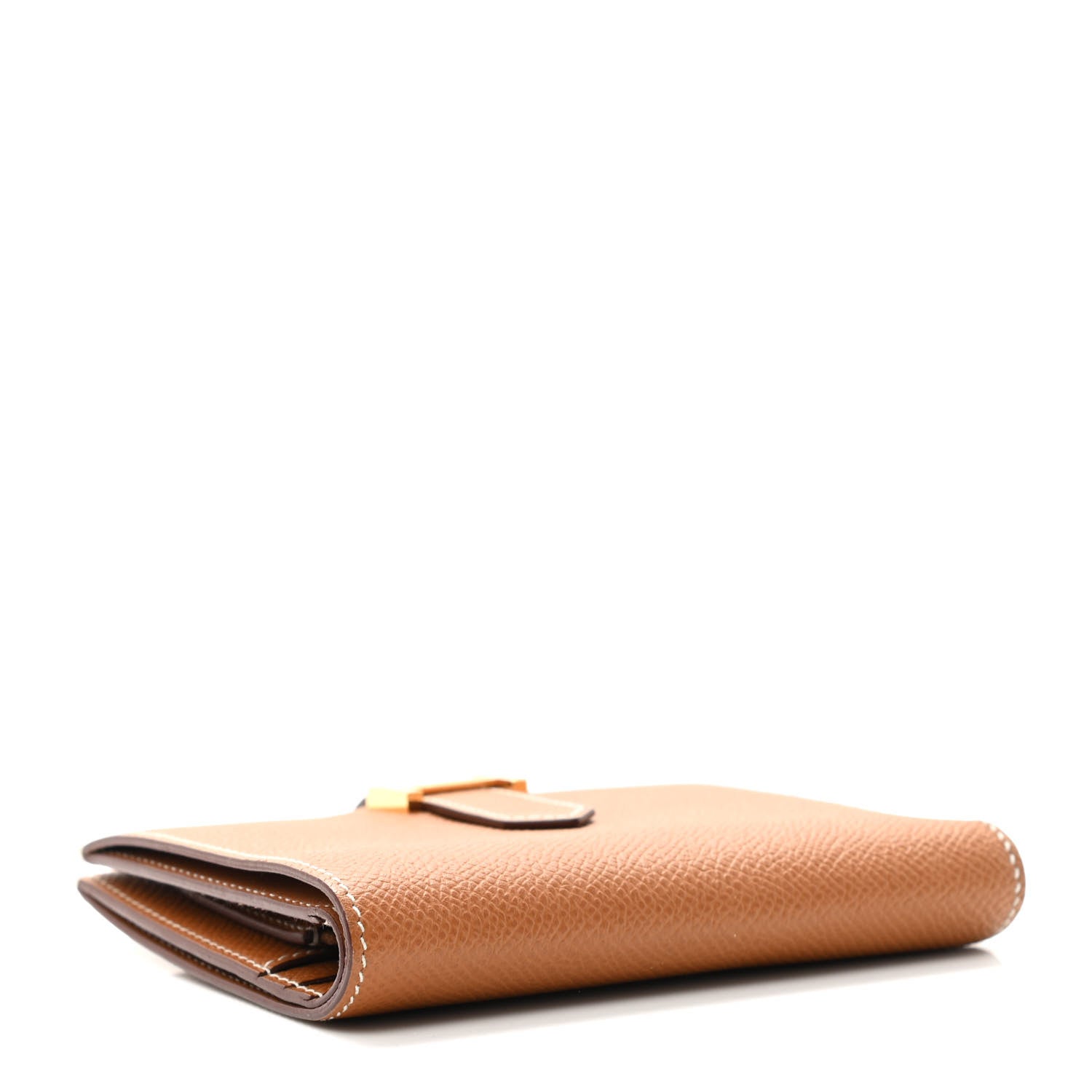 Hermes Epsom Bearn Compact Wallet Gold 4 of 7