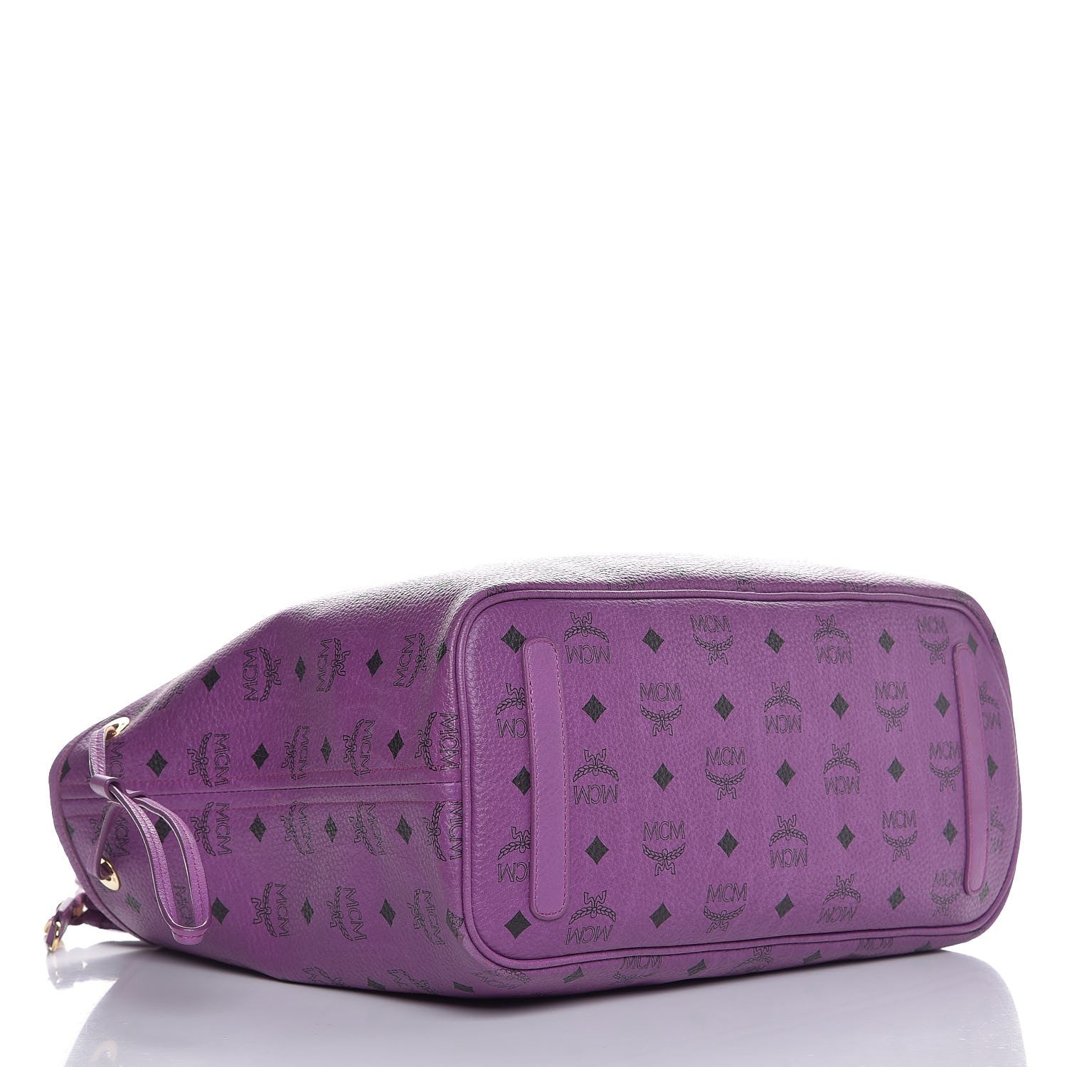 MCM Visetos Medium Project Reversible Shopper Tote Purple 9 of 23