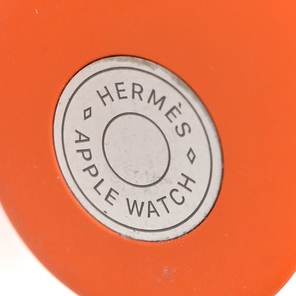 Hermes Silicone 40mm Apple Sports Watch Single Tour Band S/M Orange 3 of 5