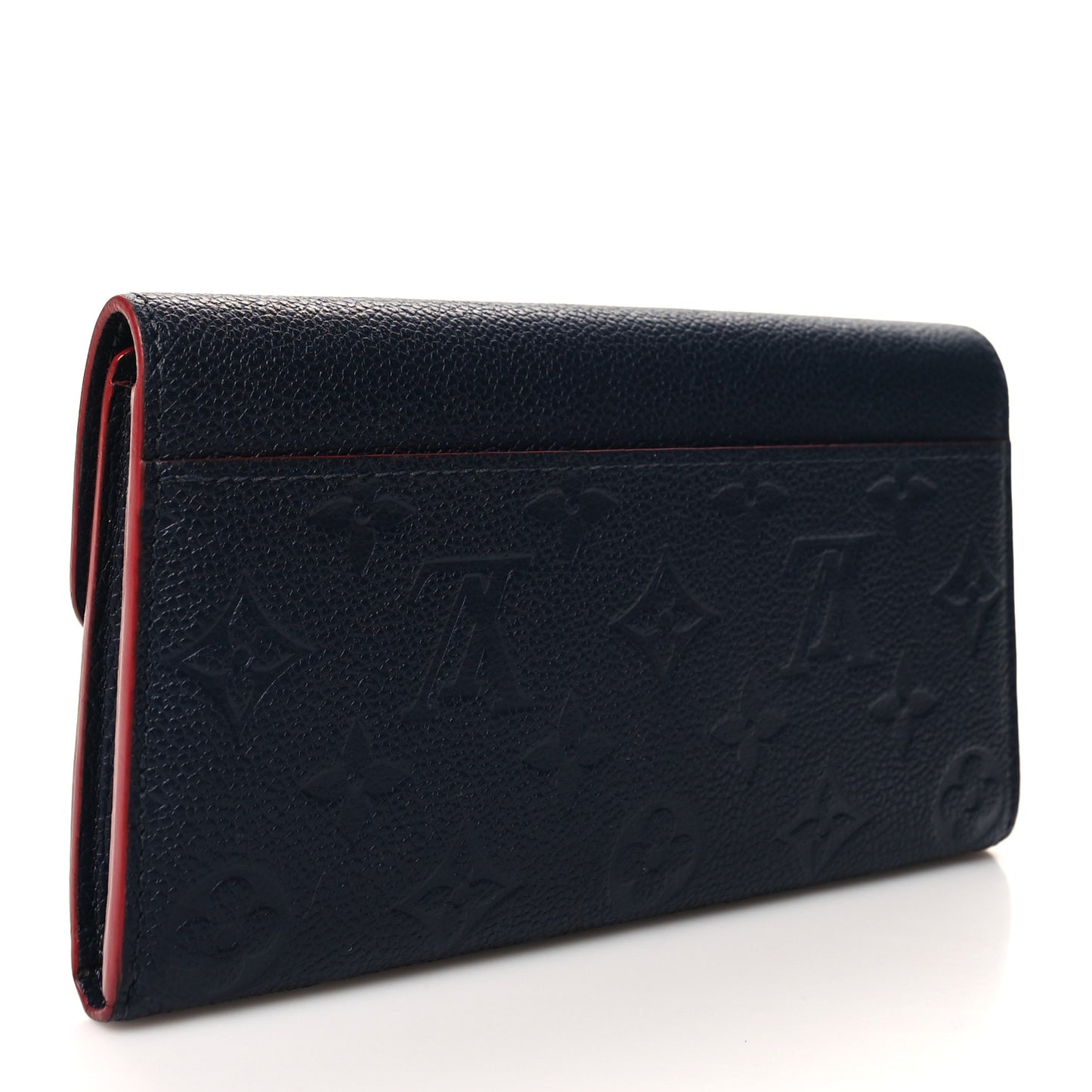 Empreinte Sarah Wallet NM Marine Rouge