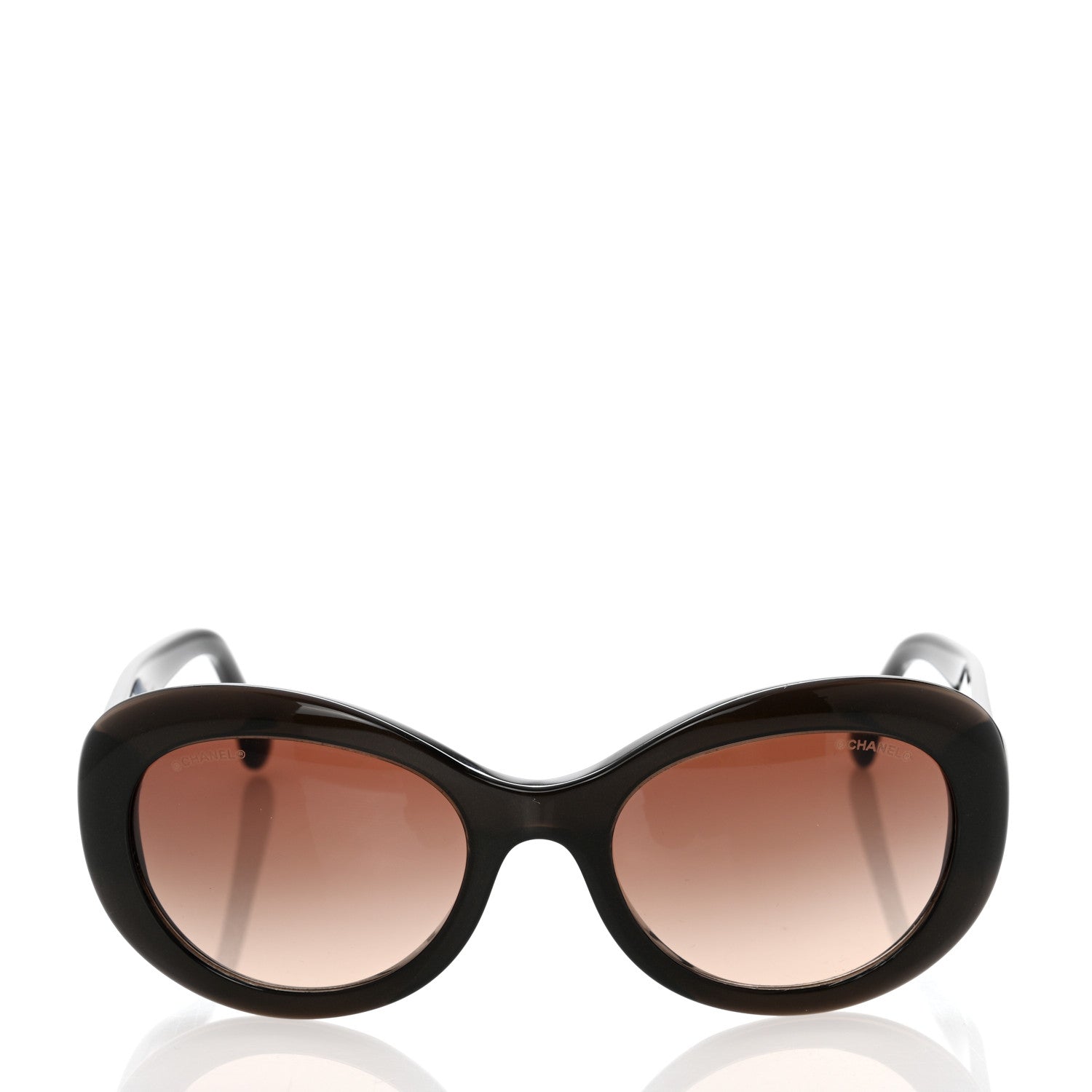 Chanel Acetate Oval CC Sunglasses 5469-B Green 2 of 8