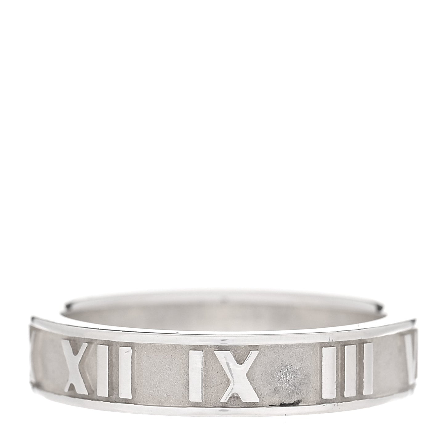 Sterling Silver Narrow Atlas Ring 49 4.75