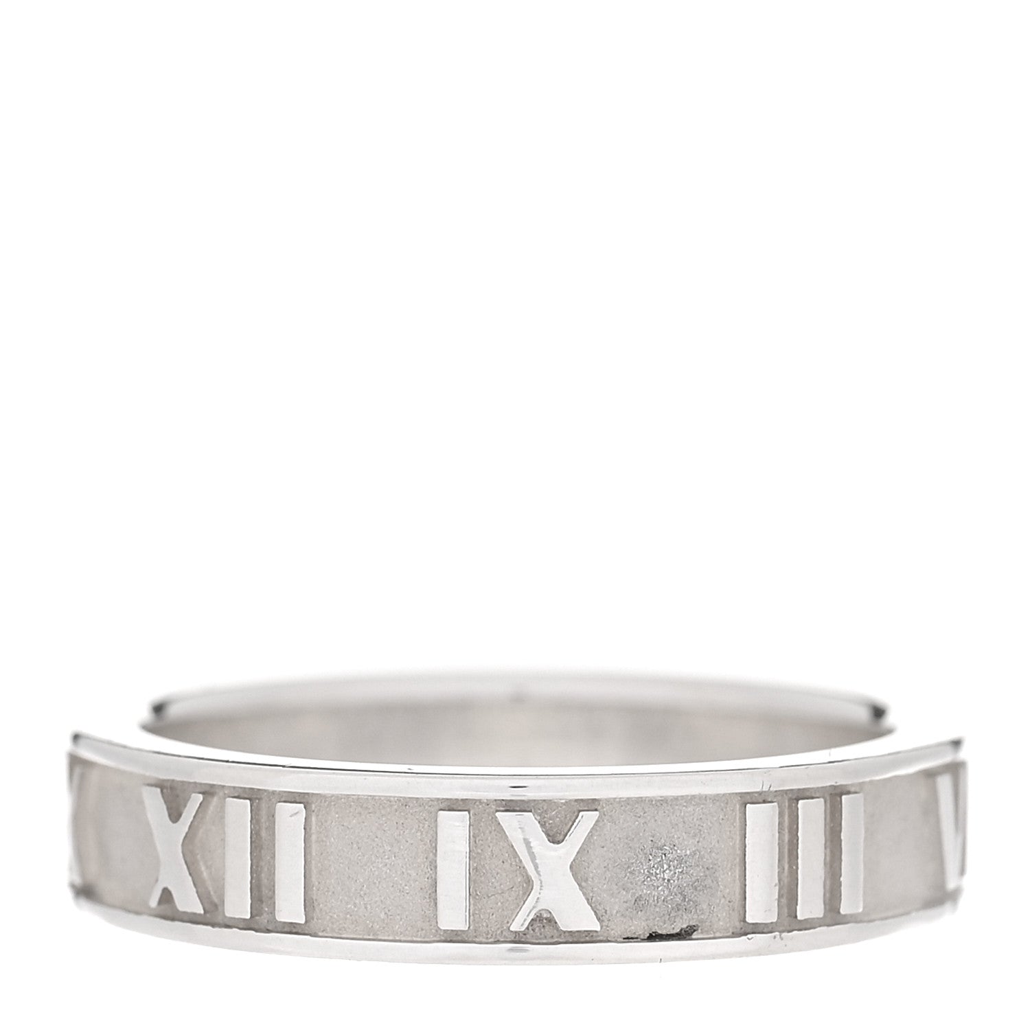 Tiffany Sterling Silver Narrow Atlas Ring 49 4.75 3 of 6