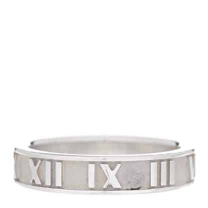 Tiffany Sterling Silver Narrow Atlas Ring 49 4.75 3 of 6