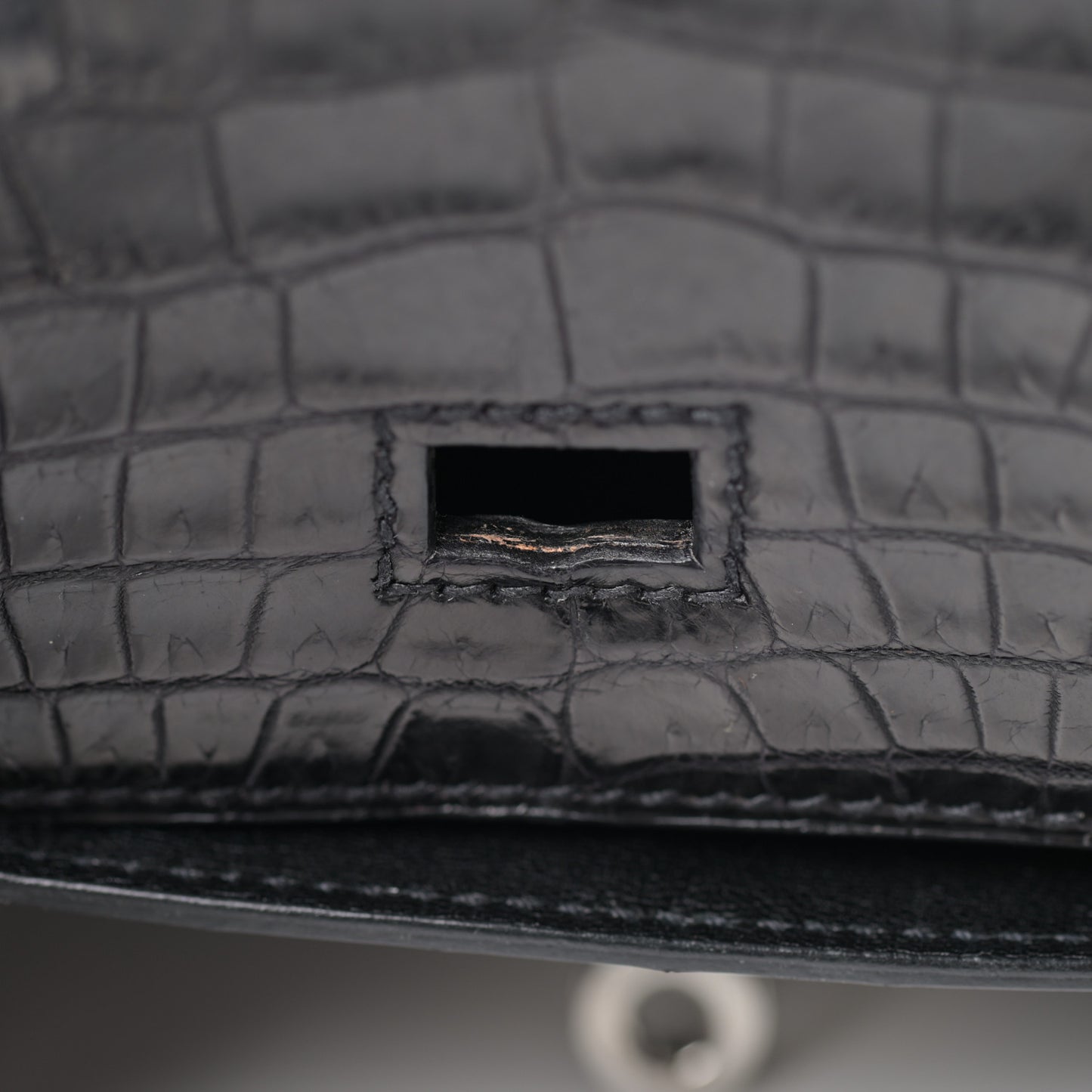 Matte Niloticus Crocodile Birkin 30 Black
