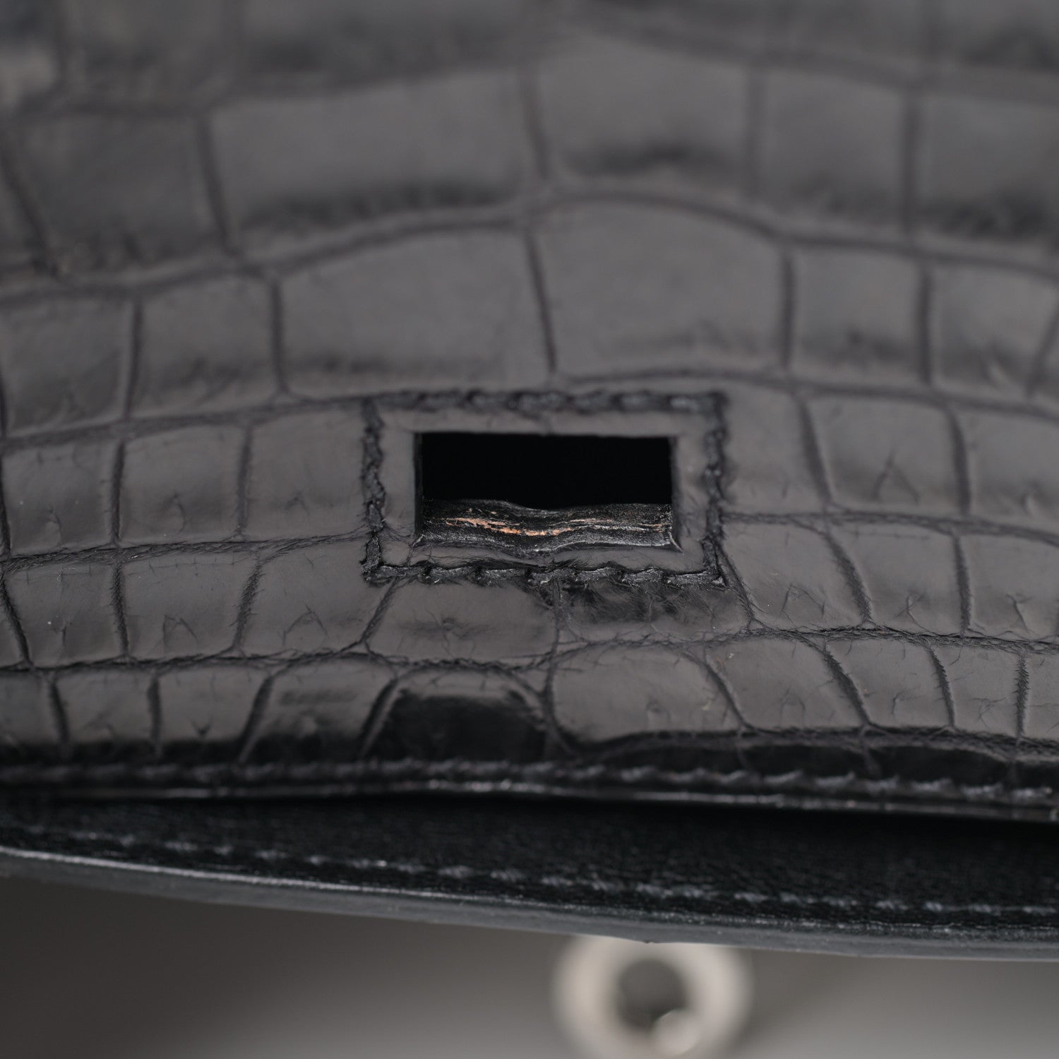 Hermes Matte Niloticus Crocodile Birkin 30 Black 38 of 43