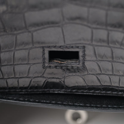 Hermes Matte Niloticus Crocodile Birkin 30 Black 38 of 43