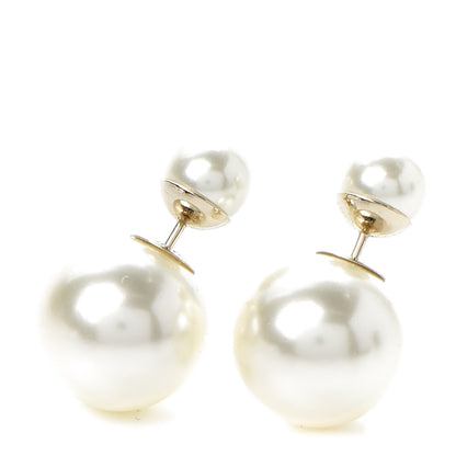 Christian Dior Pearl Mise En Dior Tribal Earrings 1 of 5