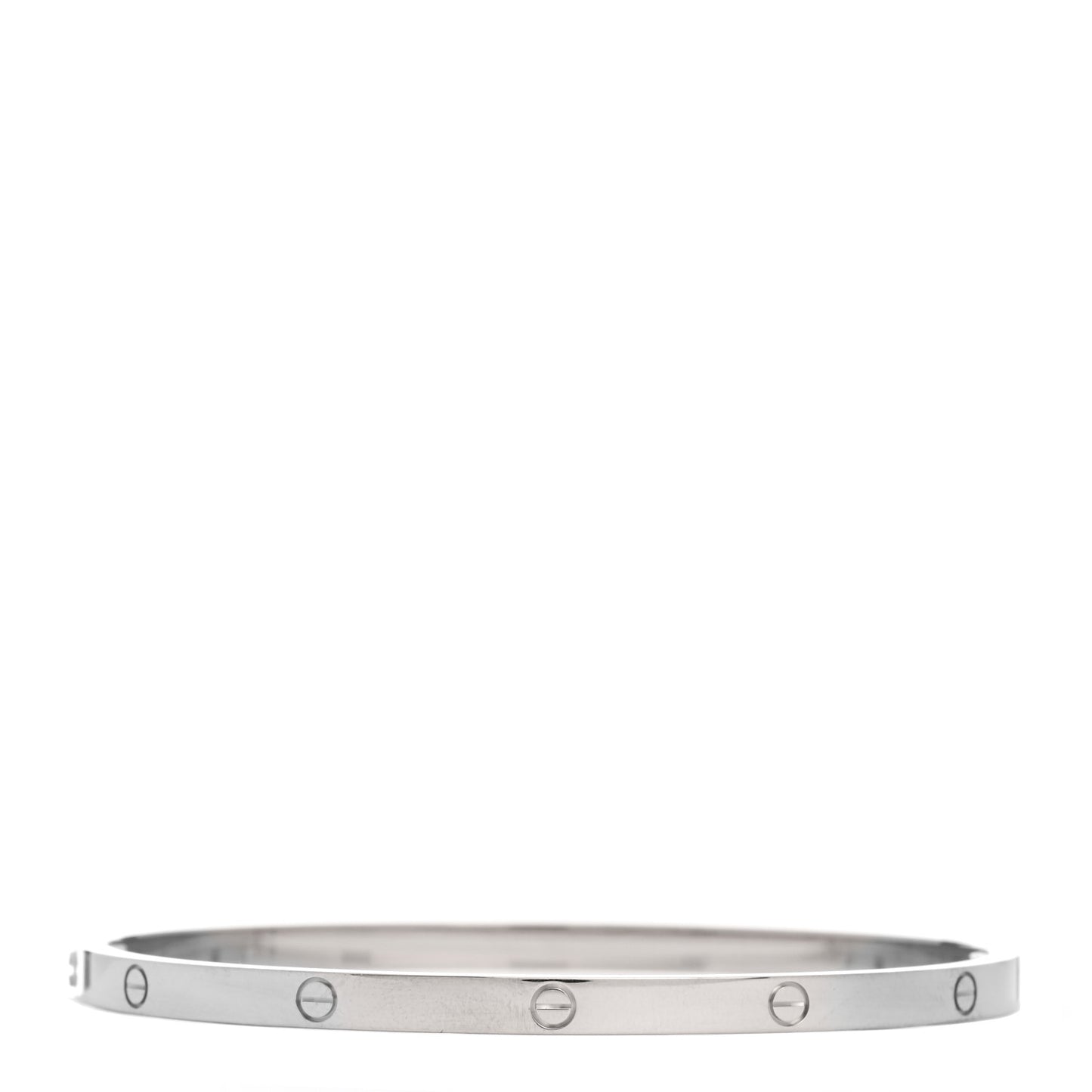 18K White Gold Small LOVE Bracelet 18