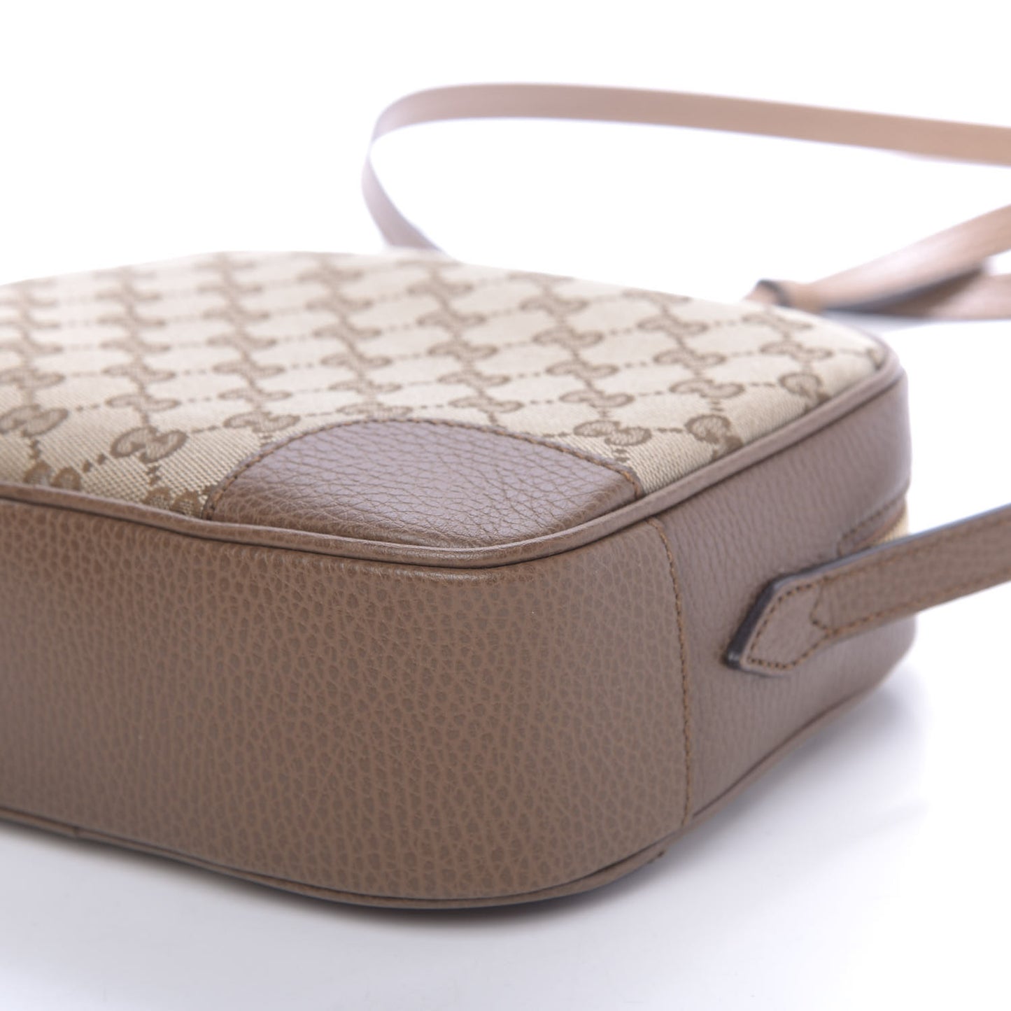 Monogram Mini Bree Messenger Bag Beige Tabacco