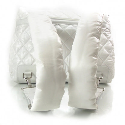 Chanel Nylon Coco Cocoon Backpack White 5 of 10