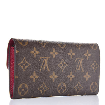 Louis Vuitton Monogram Emilie Wallet Fuchsia 3 of 7