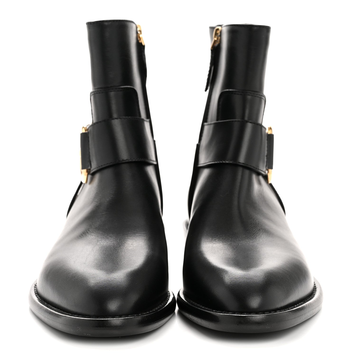 Louis Vuitton Calfskin Westside Flat Ankle Boots 37 Black 3 of 11