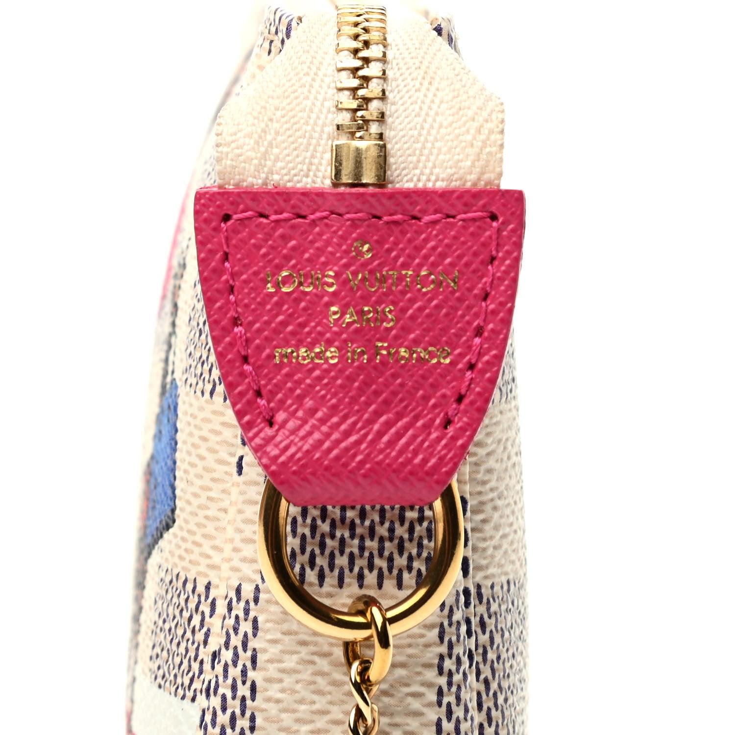 Louis Vuitton Damier Azur 2017 Christmas Animation Mini Pochette Accessories 6 of 9