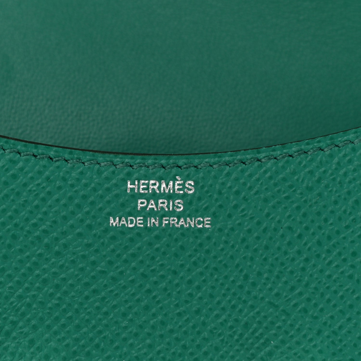 Hermes Epsom Enamel Constance Slim Wallet Vert Jade Bleu Brume 7 of 9