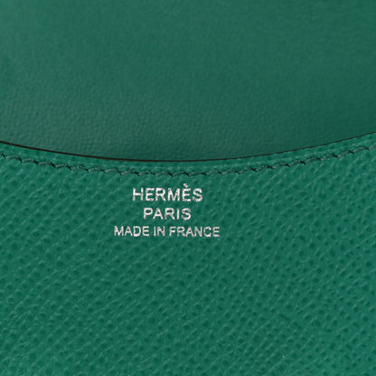 Hermes Epsom Enamel Constance Slim Wallet Vert Jade Bleu Brume 7 of 9
