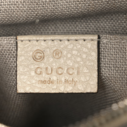 Gucci Monogram Dollar Calfskin Mini Bree Messenger Bag Beige Ebony Avoire 6 of 12