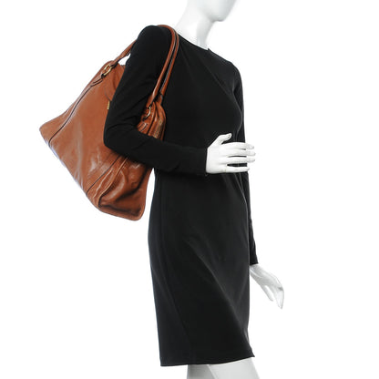 Marc Jacobs Goatskin Large Serengeti Wellington Satchel Chestnut 2 of 12
