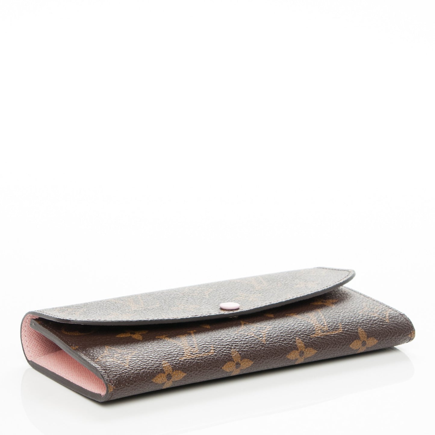 Monogram Emilie Wallet Rose Ballerine