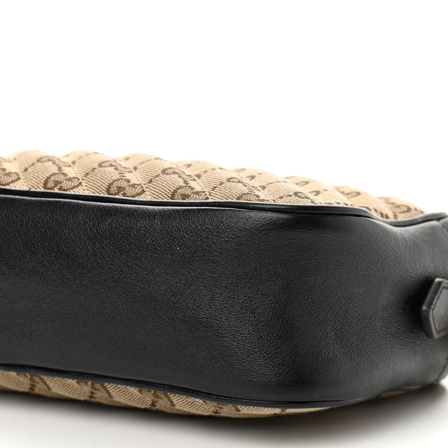 Monogram Matelasse Diagonal Small GG Marmont Chain Shoulder Bag Beige Black