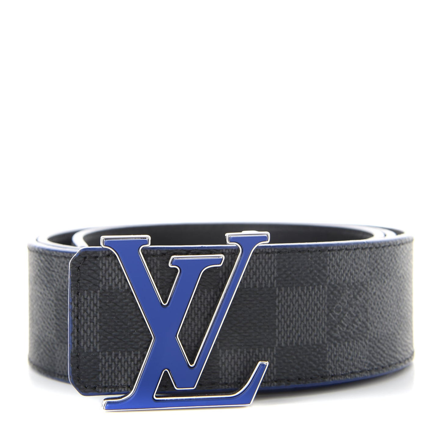 Damier Graphite Calfskin 40mm LV Initiales Reversible Belt 90 36 Black