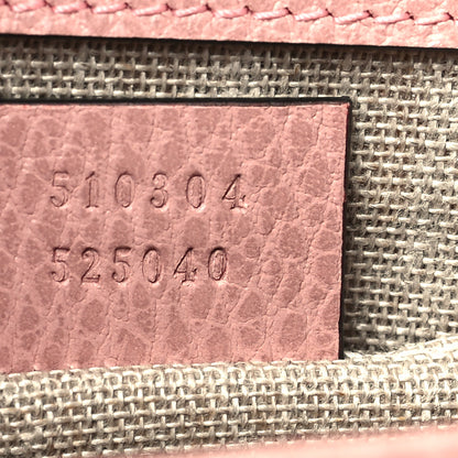 Gucci Dollar Calfskin Small Interlocking G Shoulder Bag Soft Pink 7 of 10