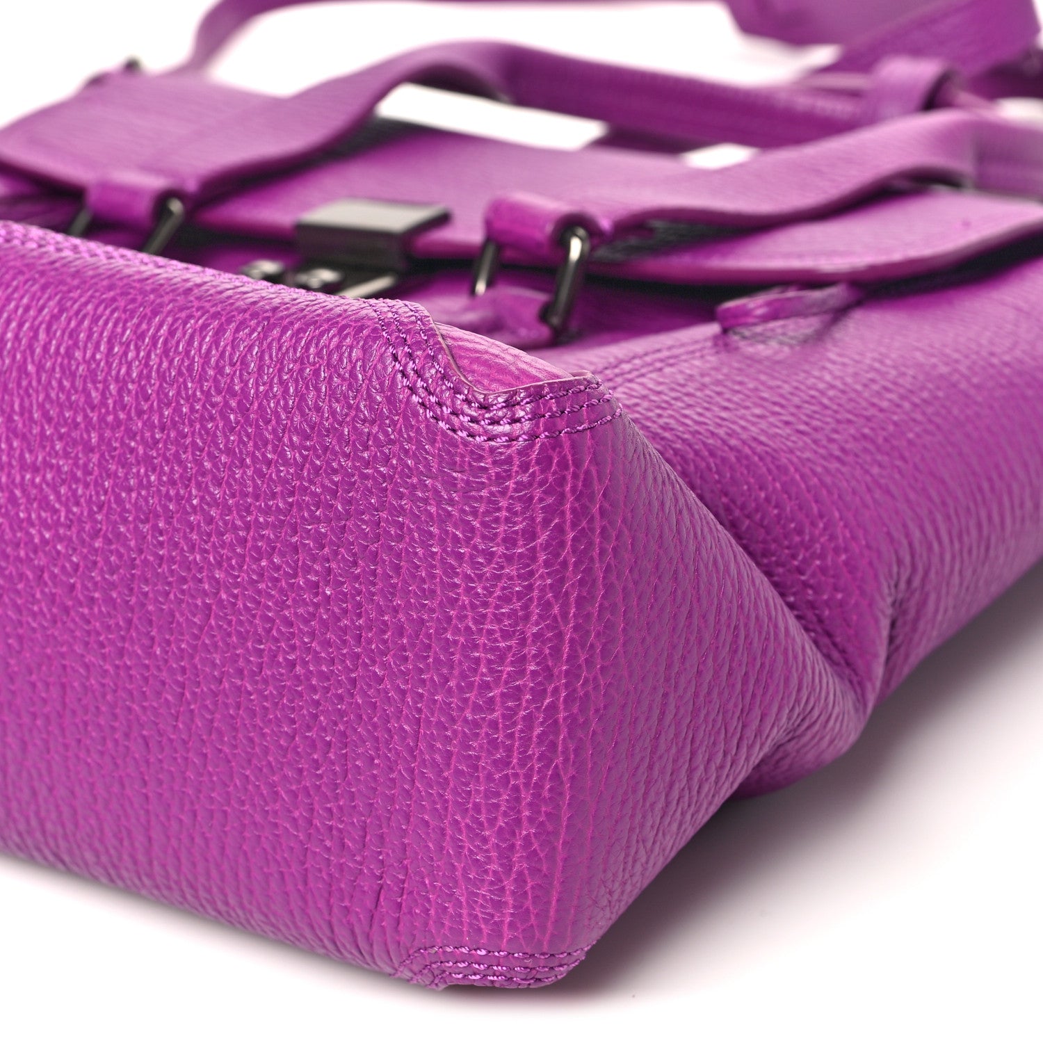 3.1 Phillip Lim Textured Calfskin Medium Pashli Satchel Orchid
