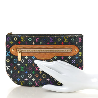Louis Vuitton Monogram Multicolor Pochette Plate GM Black 2 of 8
