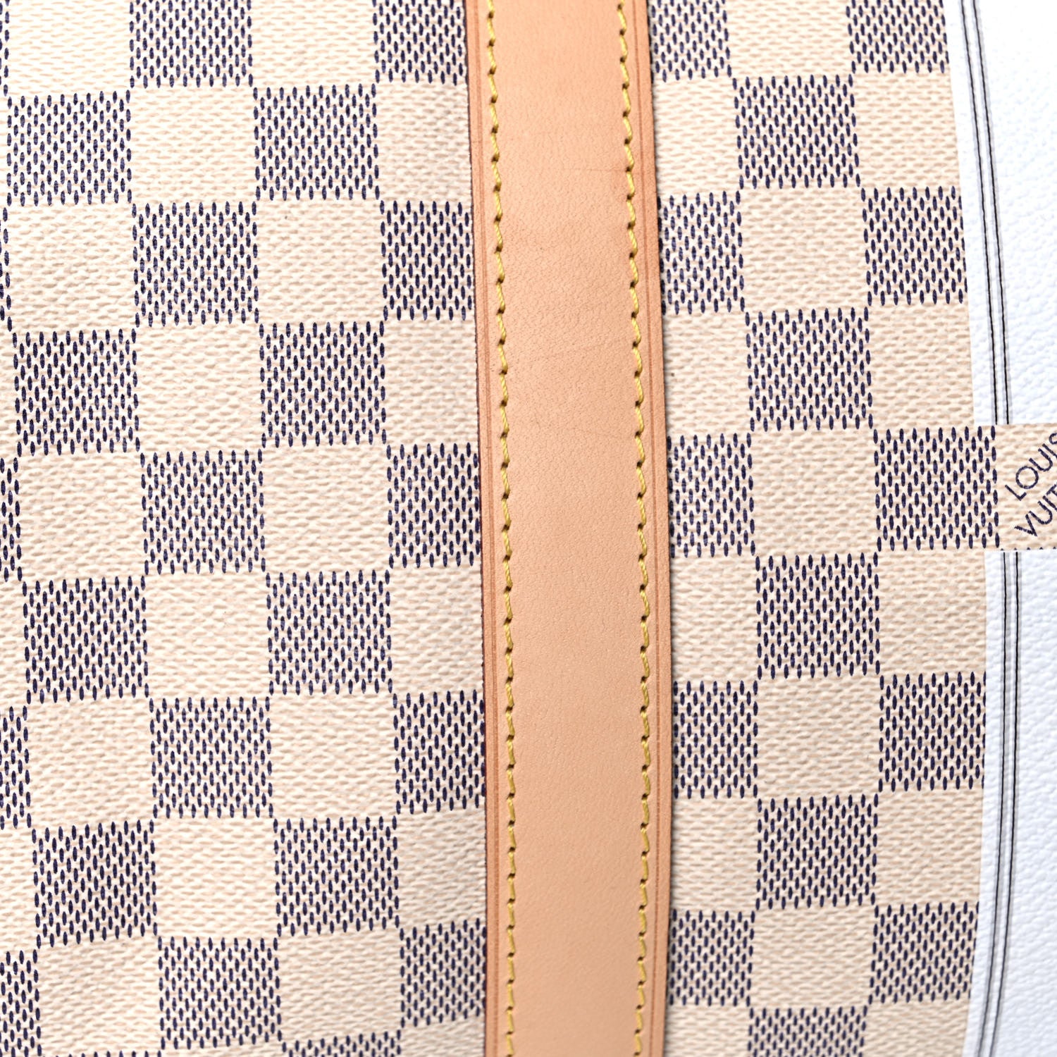 Louis Vuitton Damier Azur Summer Trunks Mykonos Keepall Bandouliere 50 15 of 22