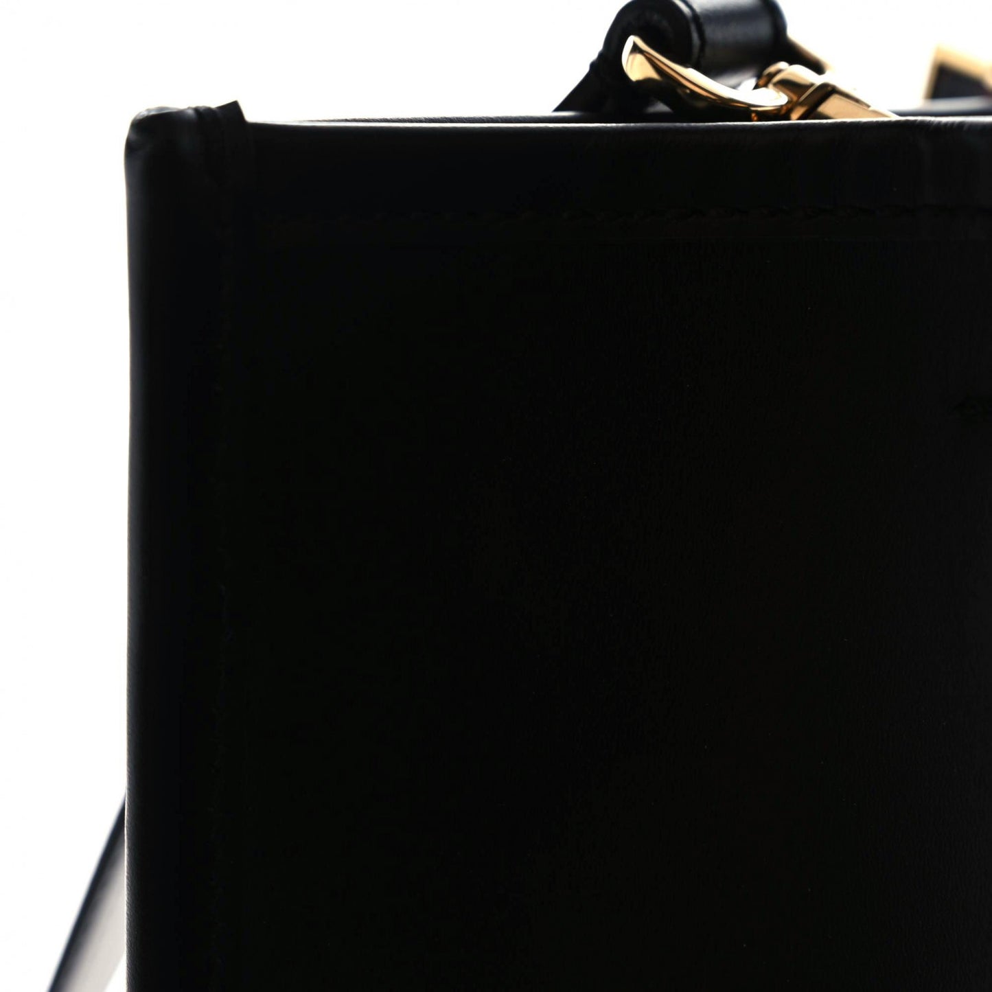 Vitello King Plexiglass Medium Fendi Sunshine Shopper Tote Black
