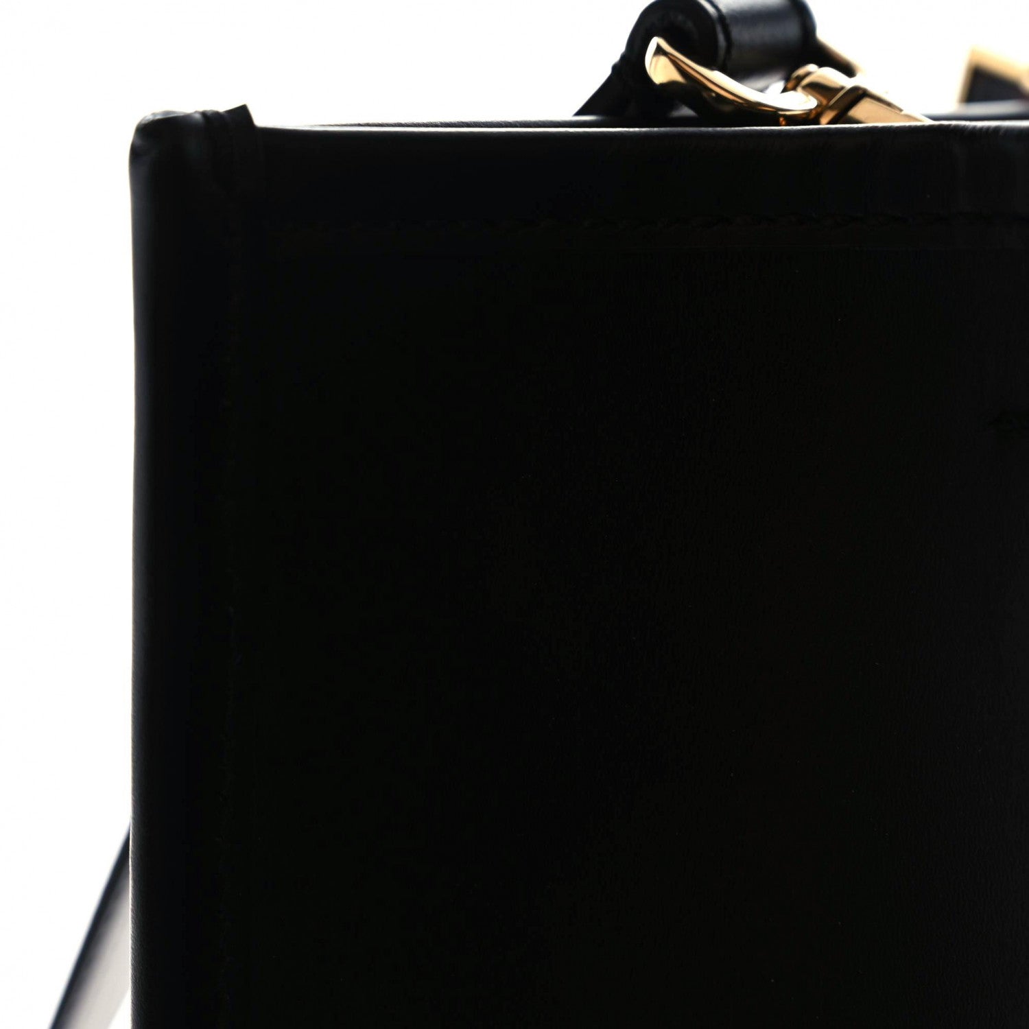 Fendi Vitello King Plexiglass Medium Fendi Sunshine Shopper Tote Black 15 of 15