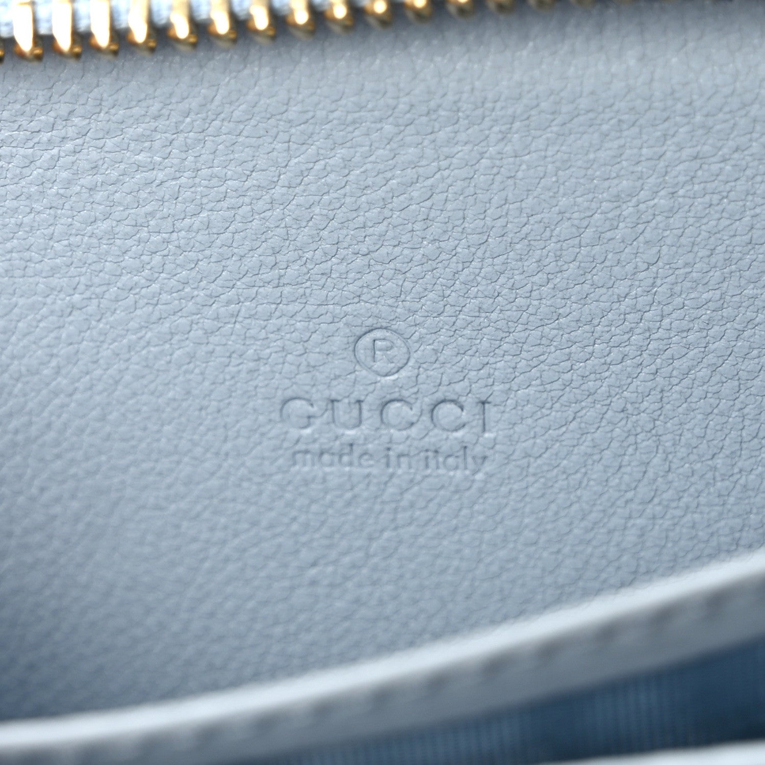 Gucci GG Supreme Monogram Vitello Eclipse Enamel Striped GG Key Card Case Beige Ebony Paradise Cloud 6 of 6