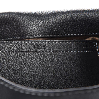 Chloe Calfskin Medium Marcie Round Crossbody Bag Black 6 of 11