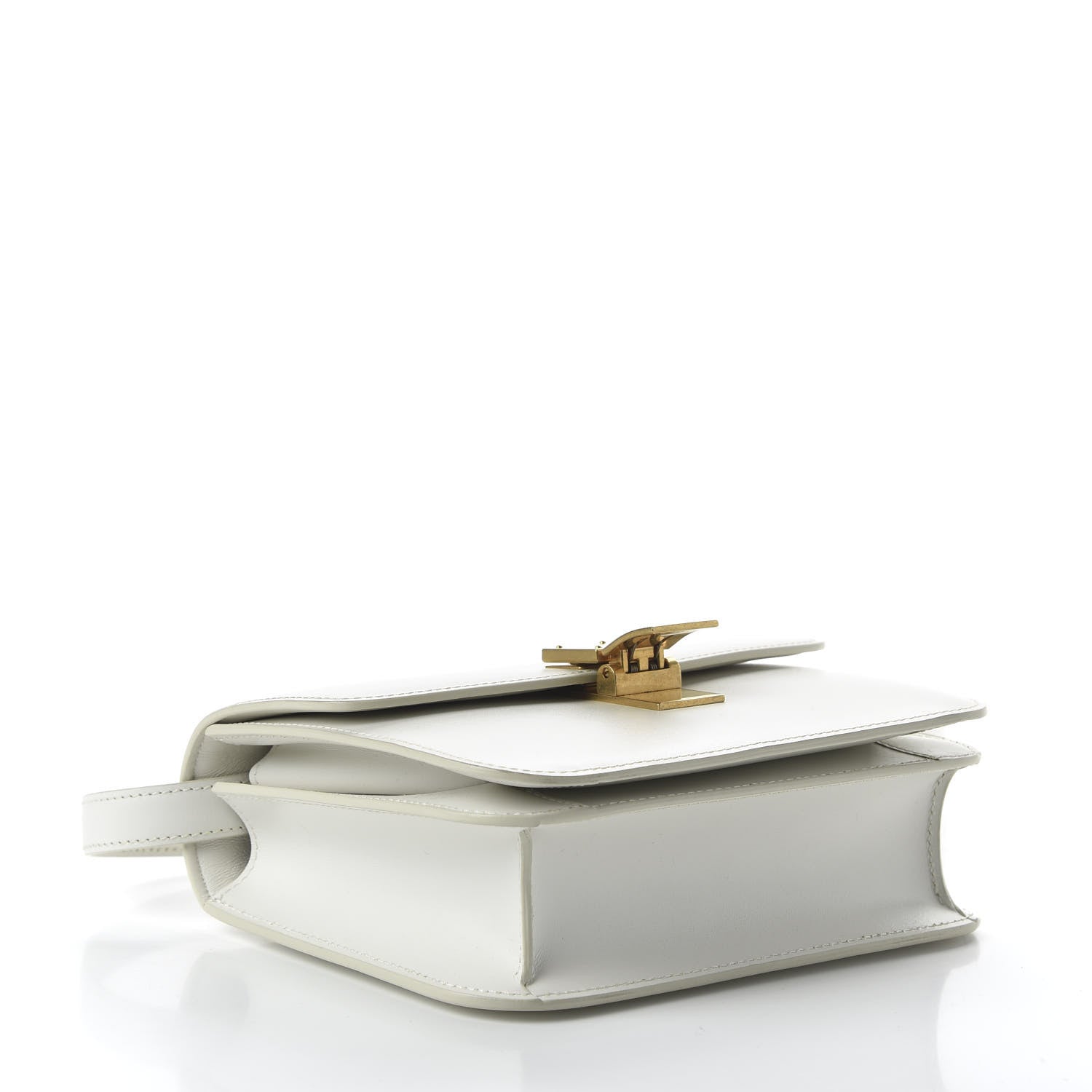 Celine Box Calfskin Teen Classic Box Flap Bag White 4 of 11