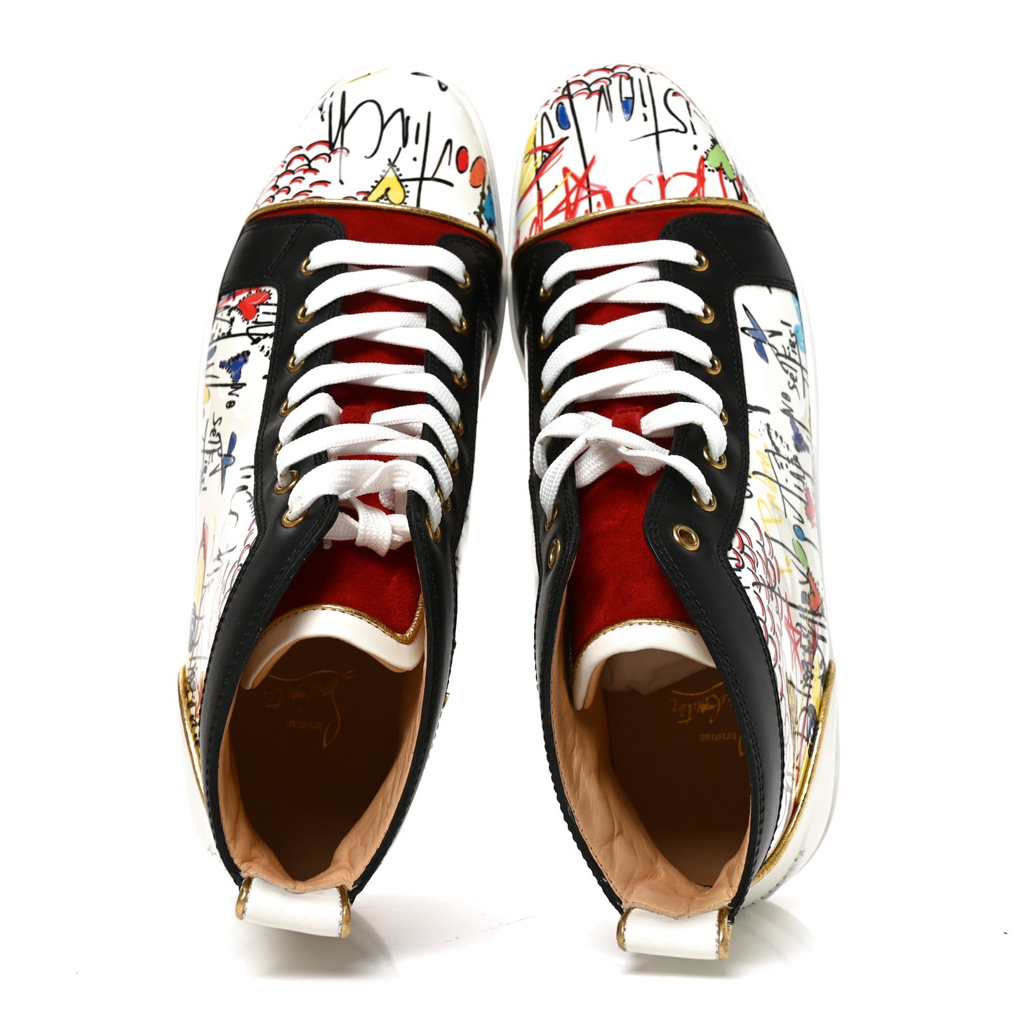 Patent Flash Paillettes Mens Rantus Orlato Sneakers 45.5 Version White