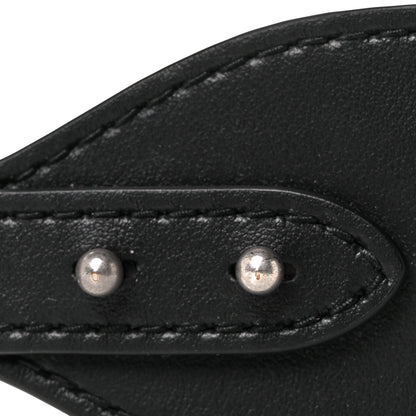 Christian Dior Canvas Embroidered Shoulder Strap Black White 8 of 9