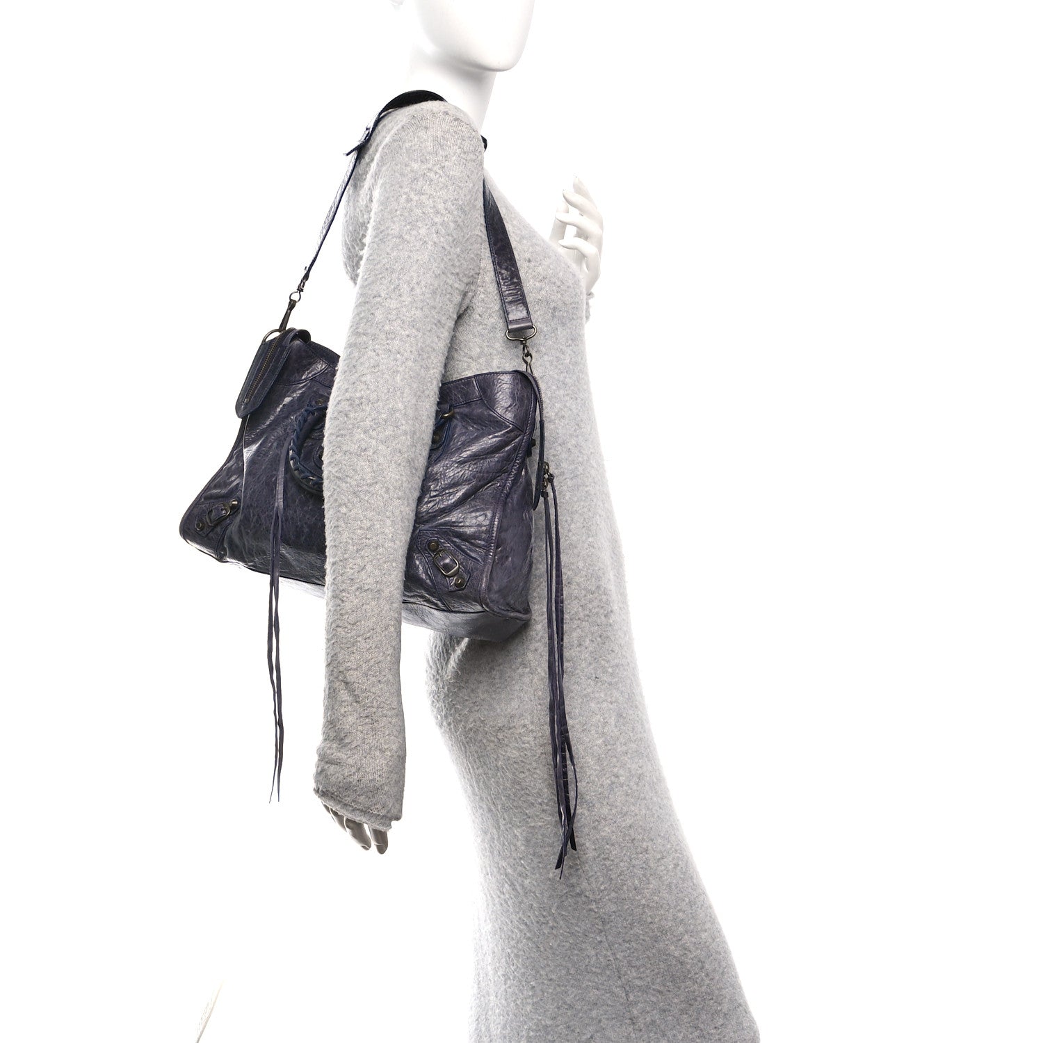 Balenciaga Agneau Classic Hardware City Bleu Roi 2 of 11