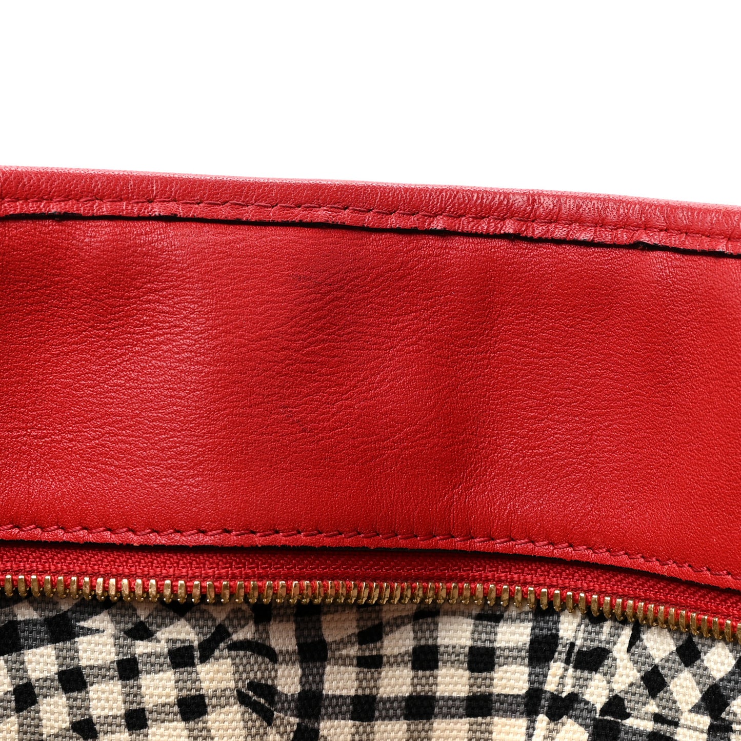 Visetos Large Anya Shopper Tote Ruby Red