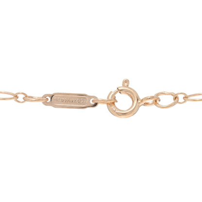 Tiffany 18K Rose Gold Oval Link Chain Necklace 30" 4 of 4