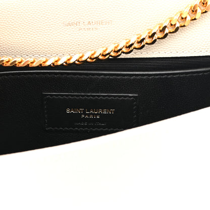 Saint Laurent Grain De Poudre Small Classic Monogram Kate Tassel Satchel Crema Soft 7 of 9