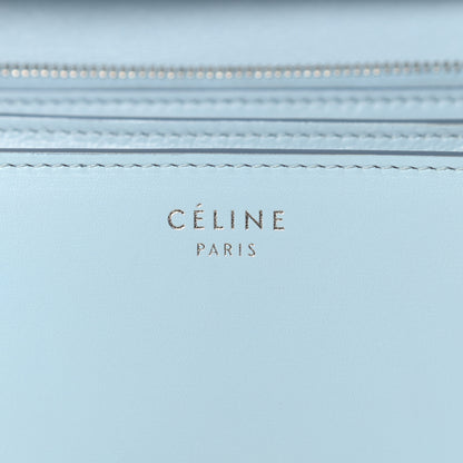Celine Box Calfskin Medium Classic Box Flap Bag Pale Blue 6 of 12