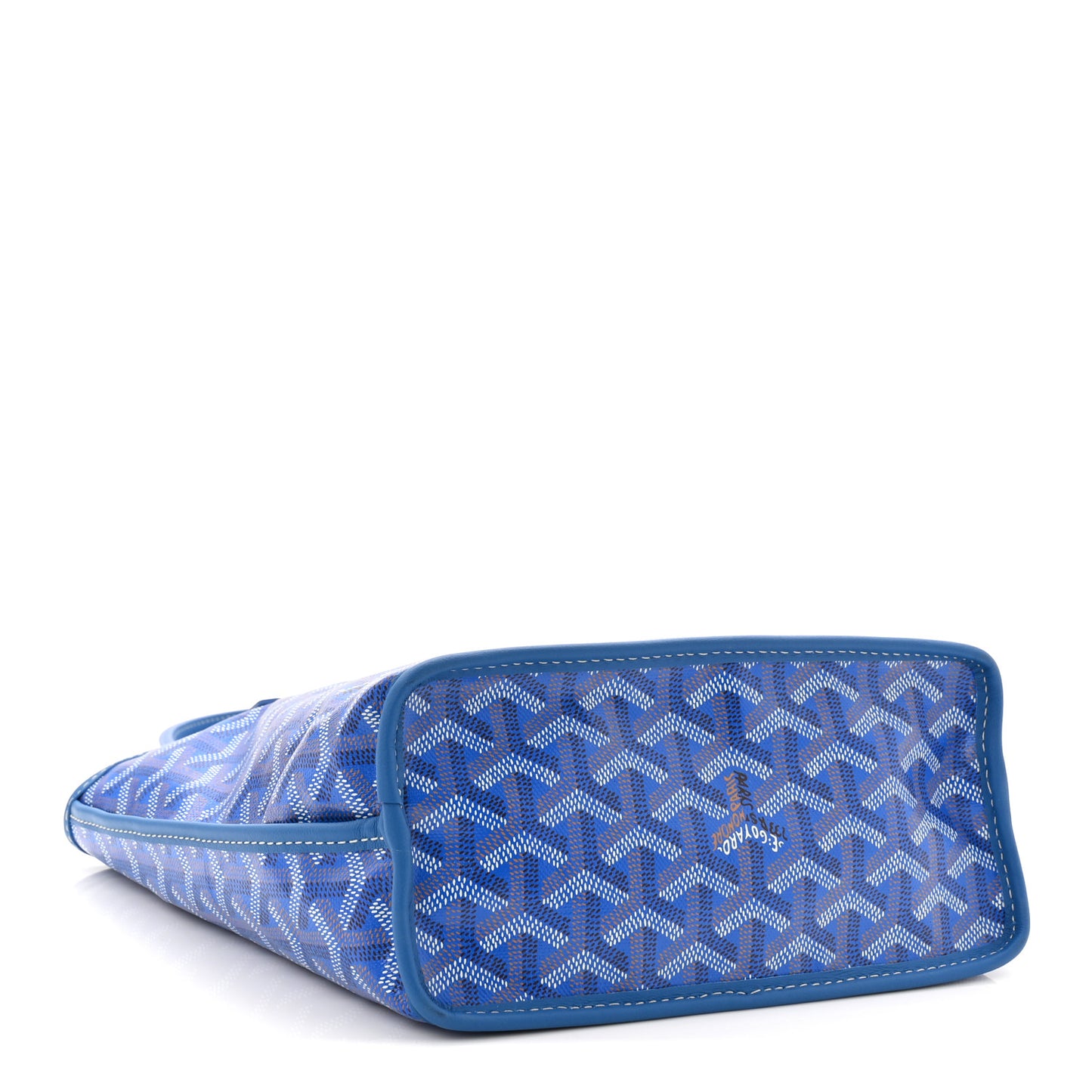Goyardine Reversible Mini Anjou Sky Blue