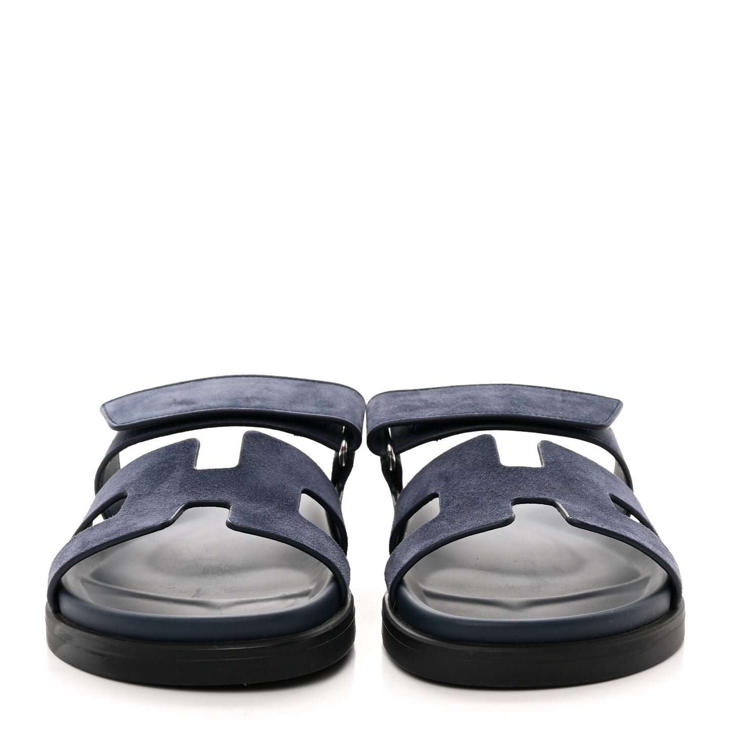 Suede Goatskin Womens Chypre Sandals 36 Bleu Celeste