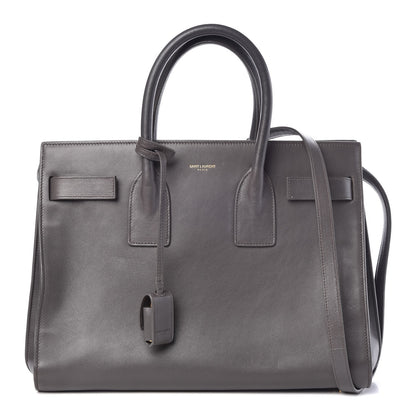 Saint Laurent Calfskin Small Sac De Jour Fog 1 of 7
