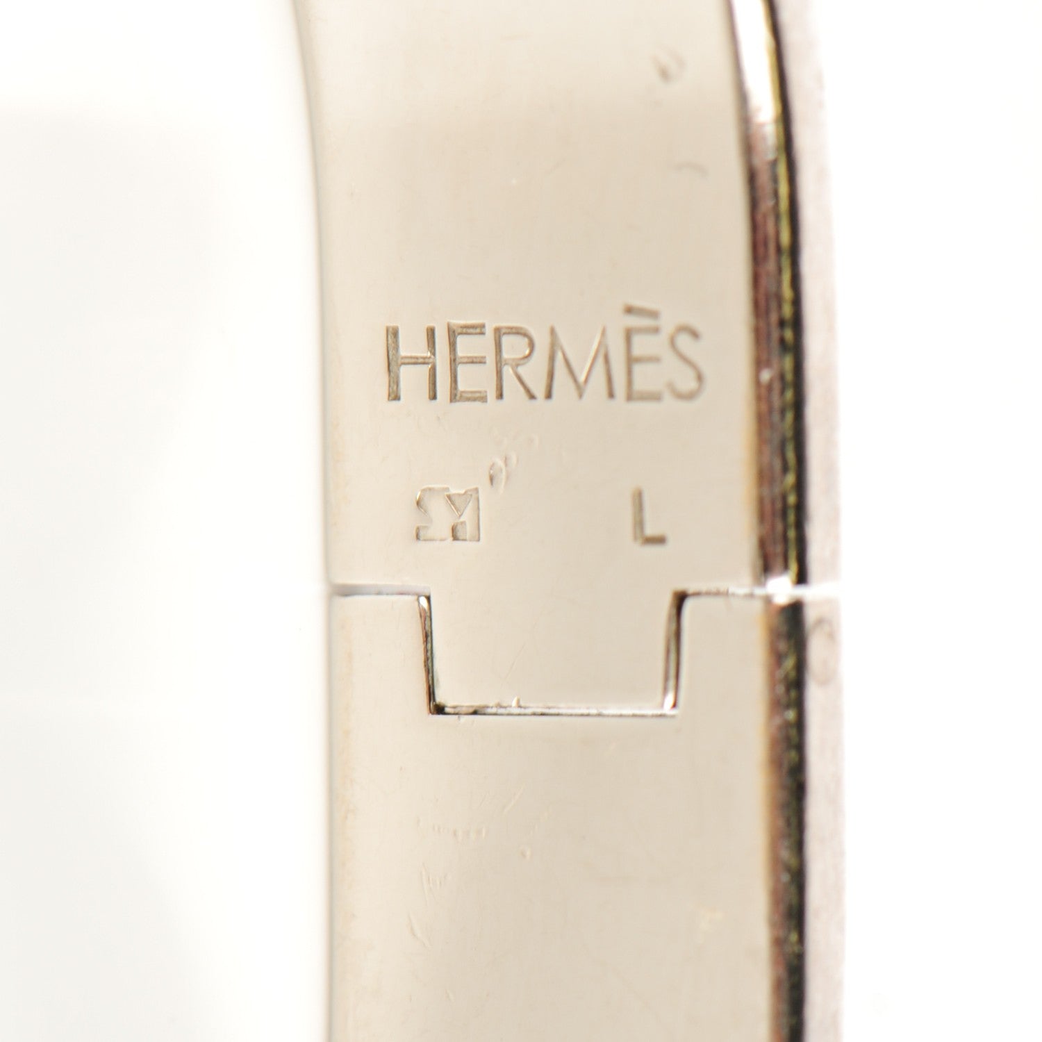 Hermes Enamel Narrow Clic Clac H Bracelet GM Black 3 of 4