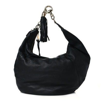 Gucci Calfskin Medium Sienna Hobo Black 1 of 10
