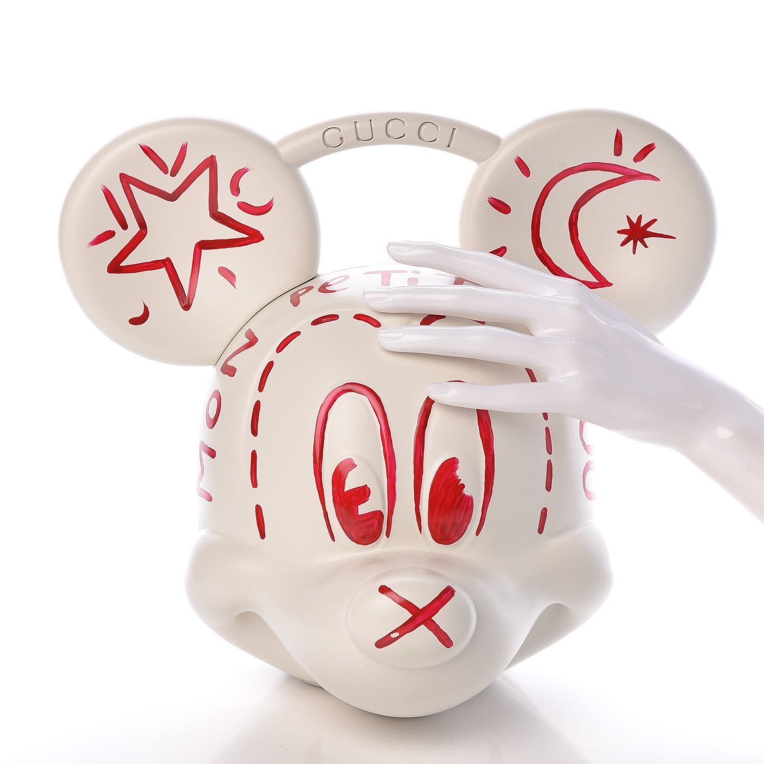 Gucci X DISNEY Plastic Mickey Mouse Top Handle Bag White 2 of 12